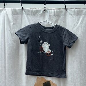 Wonder Nation Dark Gray Ghost Tee